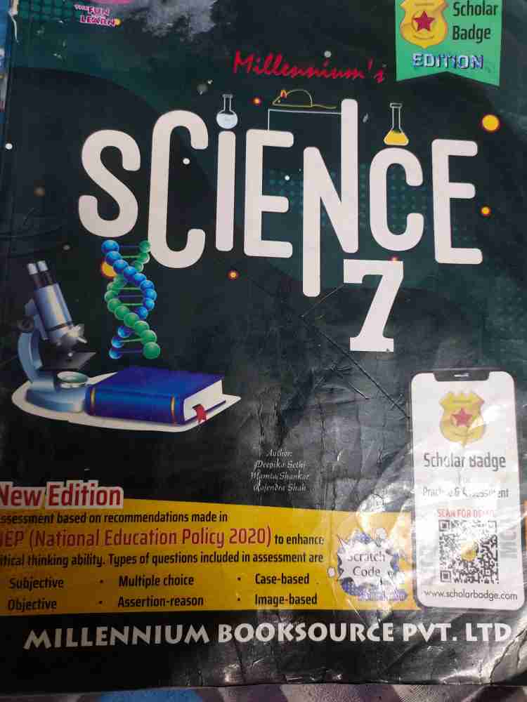 SCIENCE COURSE BOOK CLASS-7 WITH SOME EXERCISES(second hand + some