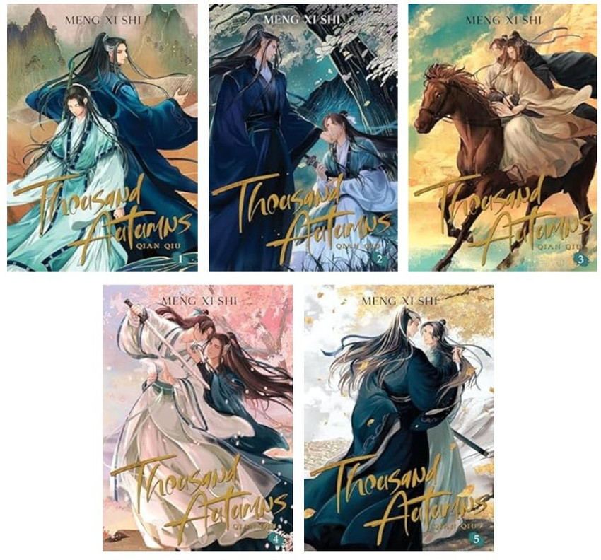 Thousand Autumns: Qian Qiu (Novel) Vol 1,2,3,4,5 (English