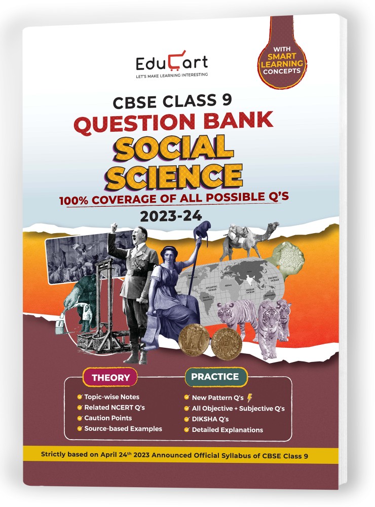 Educart One-shot Question Bank SOCIAL SCIENCE CBSE Class 10, 49% OFF