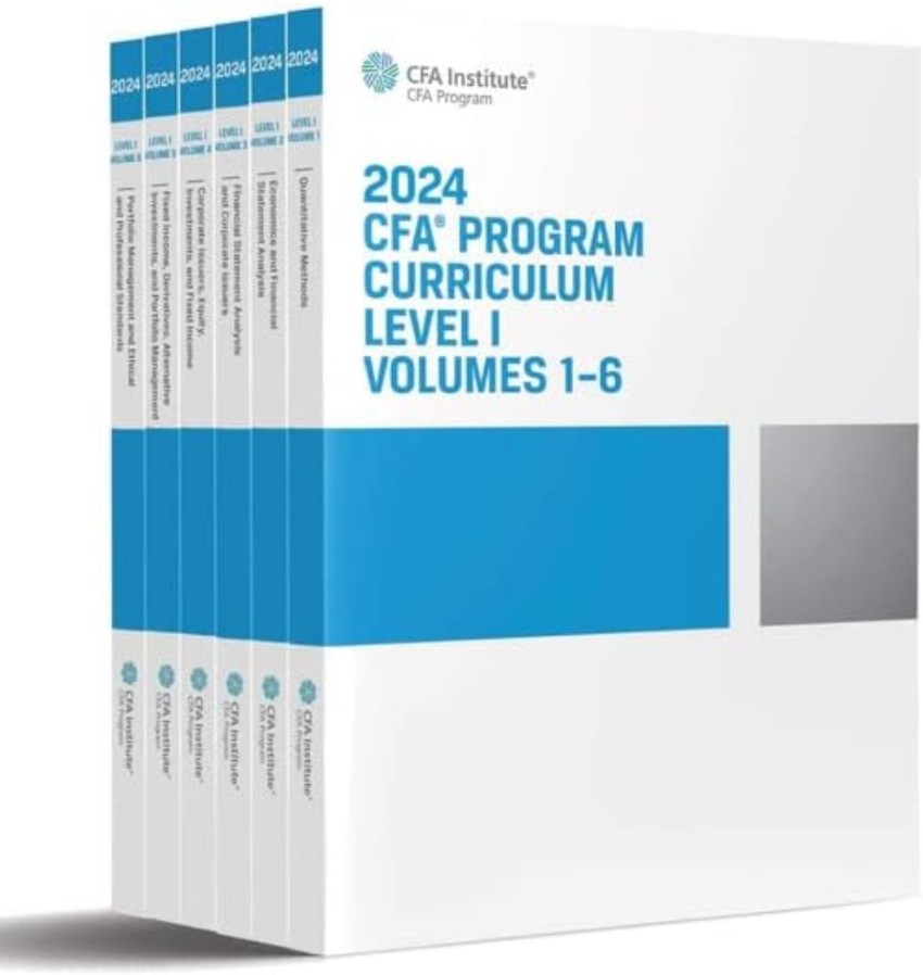 2024 New Study Material Compatible For CFA Level 1 Curriculum