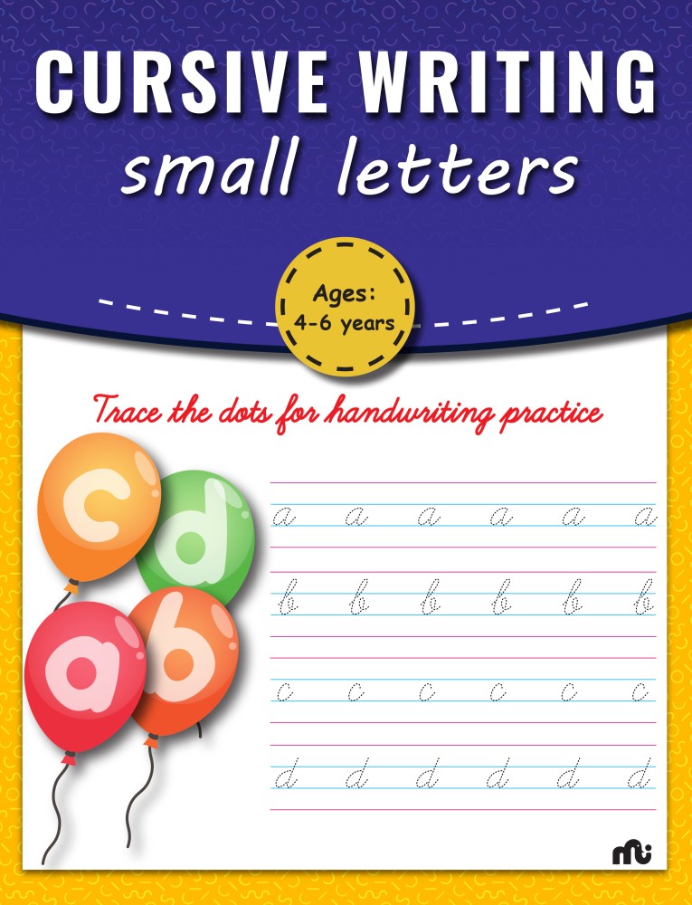 Small cursive deals writing