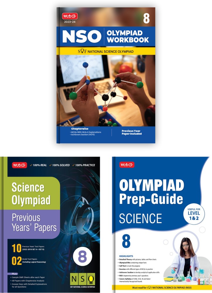 MTG Class Science Olympiad Previous Years Papers (For 2024, 43 OFF