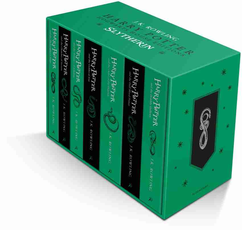 Dust Jackets Harry Potter Book Set Slytherin Edition Harry Potter