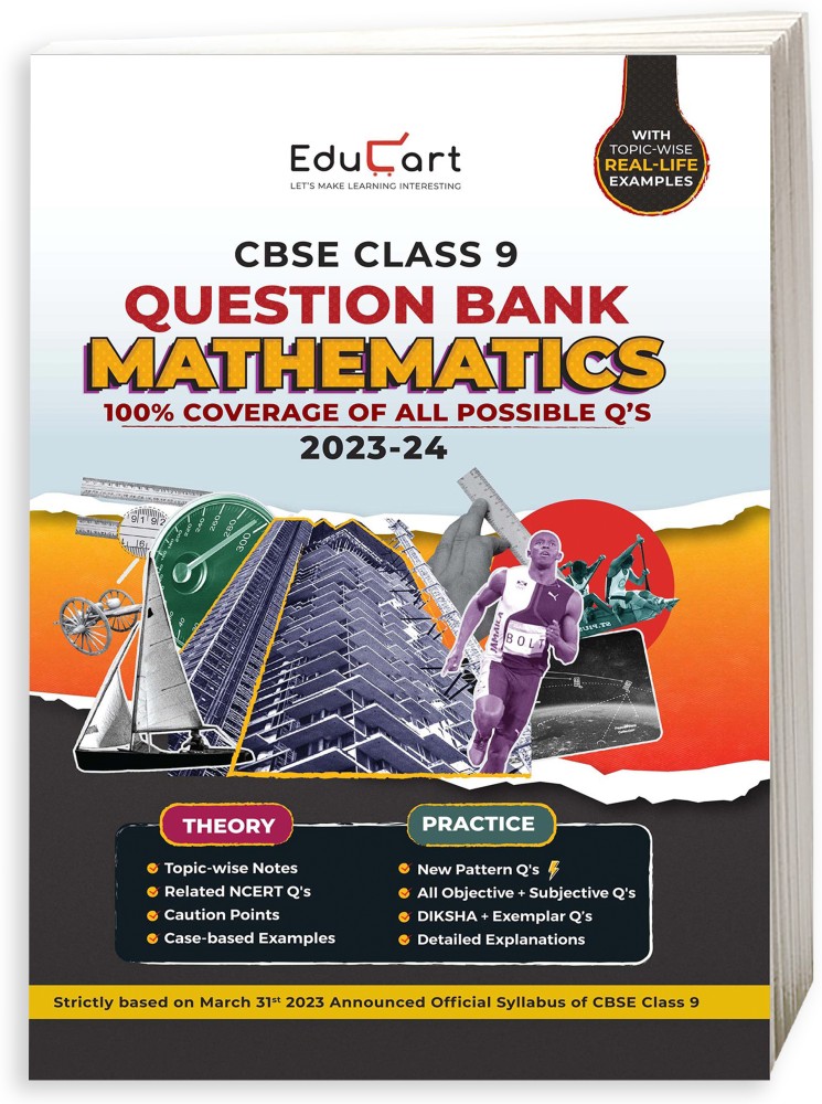 Educart CBSE Class 10 MATHEMATICS Question Bank 2023-24, 46% OFF