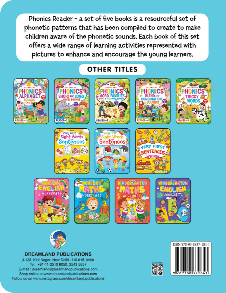 Phonics Reader -1 (Alphabet Sounds, A to Z) Age 4+ - Book For Children- Alphabet Sounds, Alphabet, Vowels, Consonants, Blends, Compound Words, Homophones, Homonyms - Phonic Activity Book: Buy Phonics Reader -1 ( Phonics Reader -1 (Alphabet Sounds, A to Z) Age 4+ - Book For Children- Alphabet Sounds, Alphabet, Vowels, Consonants, Blends, Compound Words, Homophones, Homonyms - Phonic Activity Book: Buy Phonics Reader -1 (