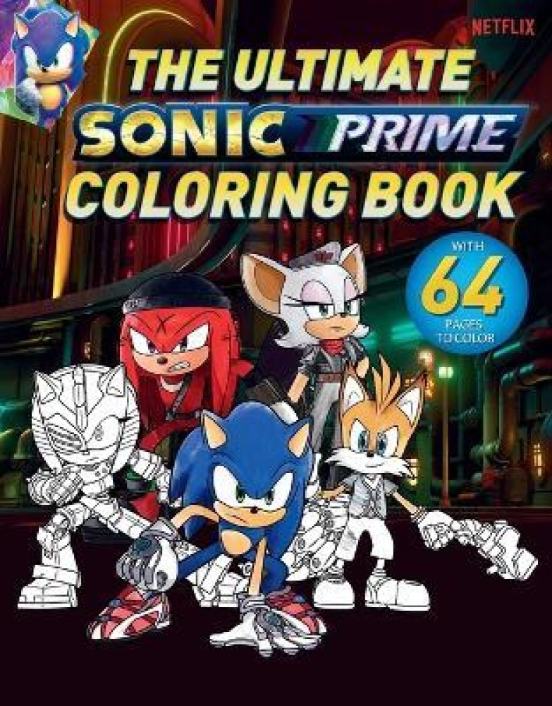 The Ultimate Sonic Prime Coloring Book: 9780593750483
