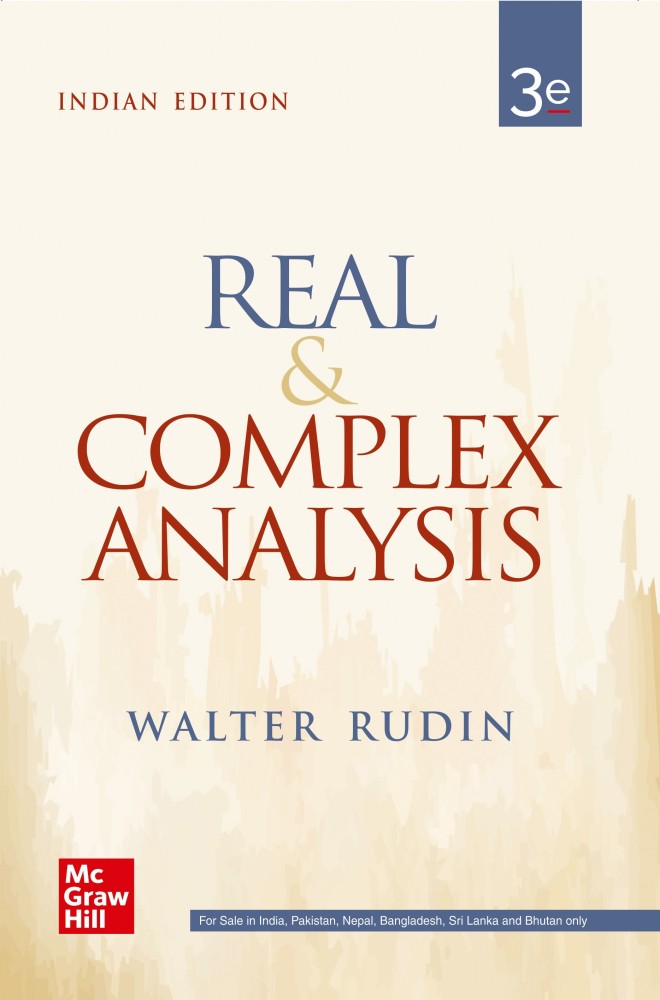 Real and Complex Analysis | 3rd Edition: Buy Real and Complex