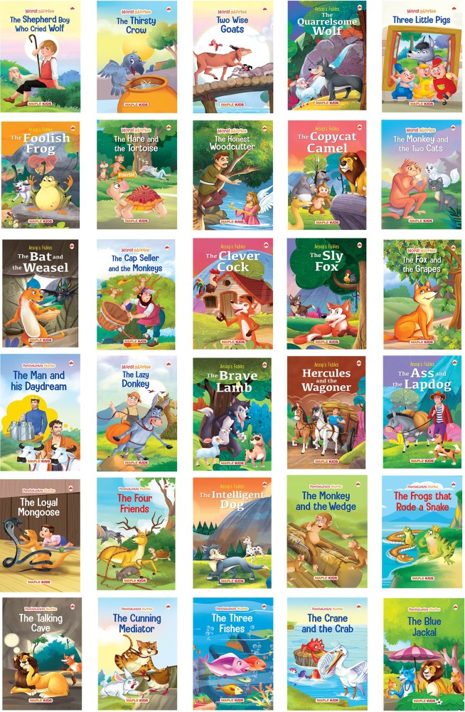 Story Book for Kids Moral Stories (Set of 30 Books) Bedtime Tales  Years to Years old English Short Stories for Kids Read Aloud to  Infants,