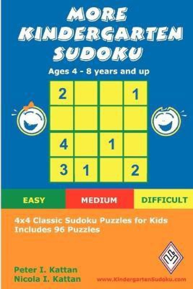 4x4 Sudoku Puzzles for Kids