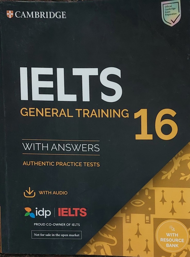 IELTS General Training 16 with Answers by Cambridge: Buy IELTS