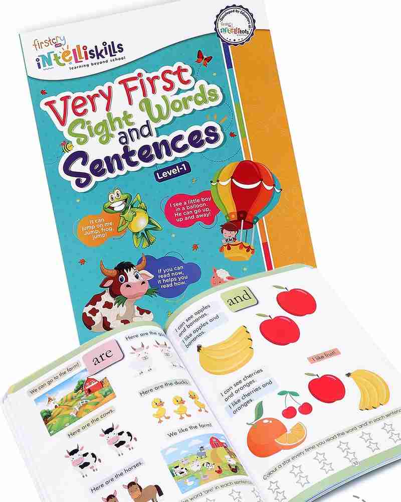 First Insight Words Very First Sight Word Sentences