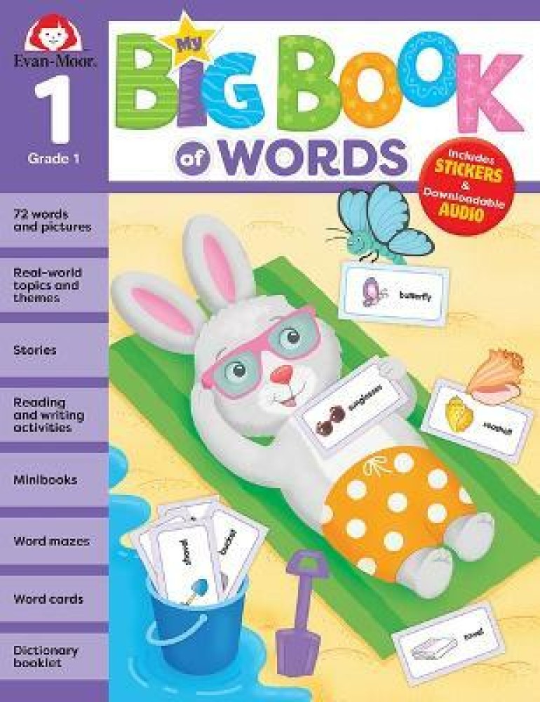 Buy My Big Book of Words, Grade 1 Workbook by Evan-Moor