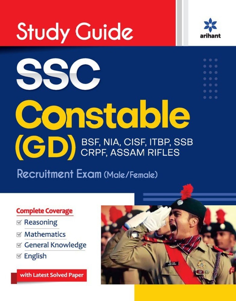 Buy SSC Constable GD Exam Guide 2023 by ARIHANT PUBLICATION V at Low Price in India | Flipkart.com