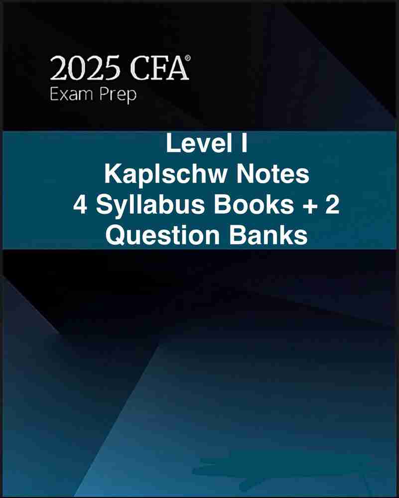 2025 and 2026 CFA Level 1 Study Packages and Notes - Kaplan