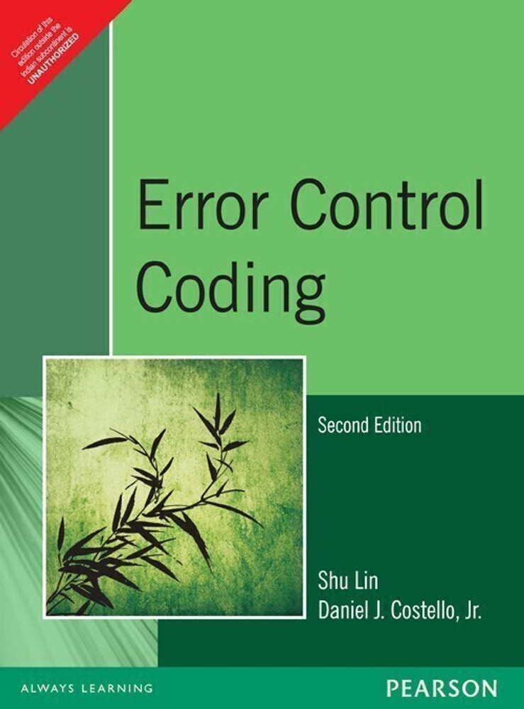 Error Control Coding 2 Edition: Buy Error Control Coding 2