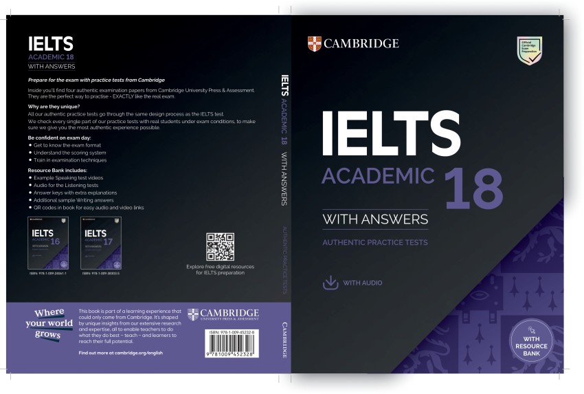 IELTS 18 academic including CD-ROM. - 参考書