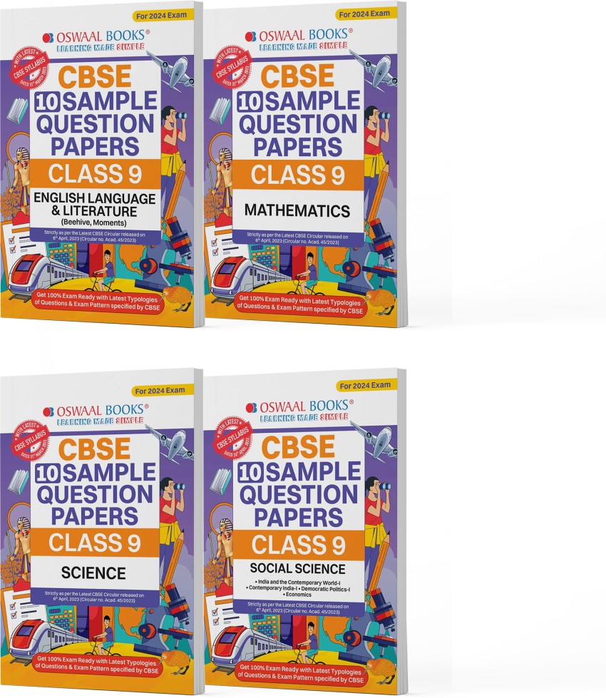 CBSE Sample Papers For Class 9 2023 For All Subjects