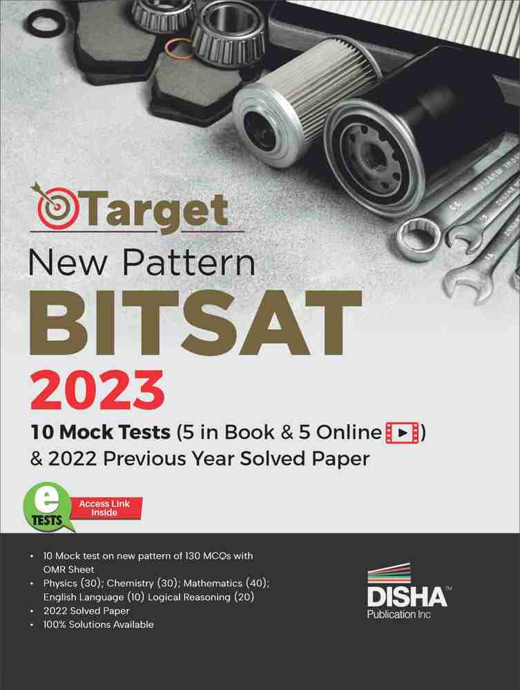 Target New Pattern BITSAT 2024 10 Mock Tests (5 In Book, 42 OFF