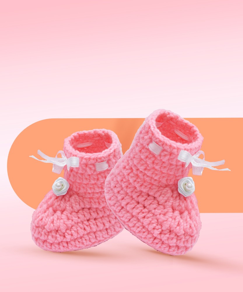 Crochet baby shop booties price