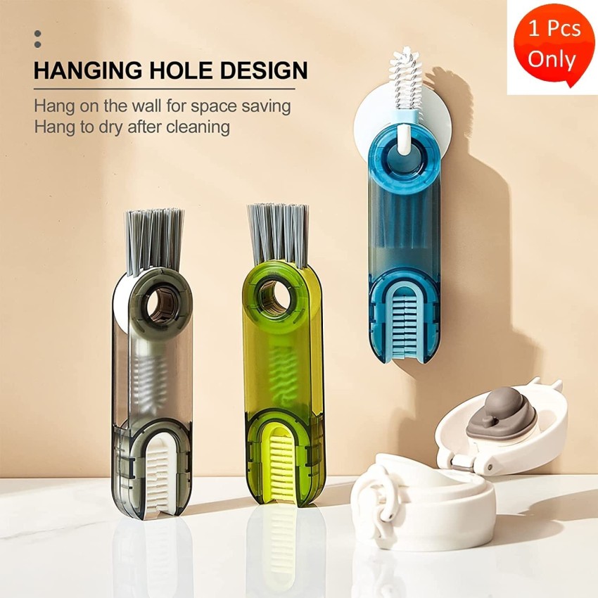 FLOBIQUE 3 in 1 Multifunctional Bathroom Cleaning Brush Microfibre Wet and  Dry Brush Price in India - Buy FLOBIQUE 3 in 1 Multifunctional Bathroom Cleaning  Brush Microfibre Wet and Dry Brush online at