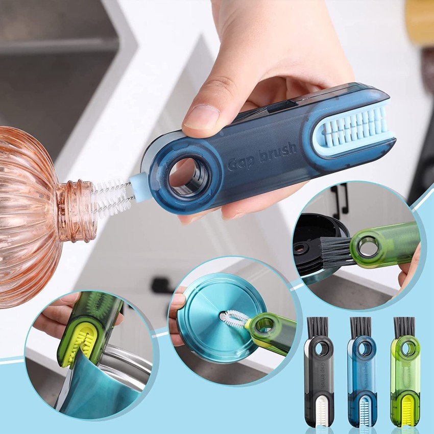  3 in 1 Multifunctional Cleaning Brush, Water Bottle