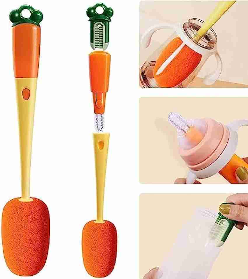 crevice brush / 3 in 1 bottle cleaning brush