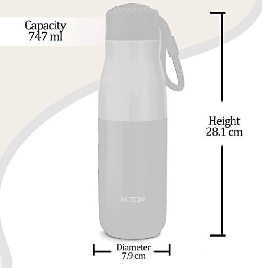 Buy Milton Thermosteel Bravo 400ml Green Water Bottle, M1118-MTBG