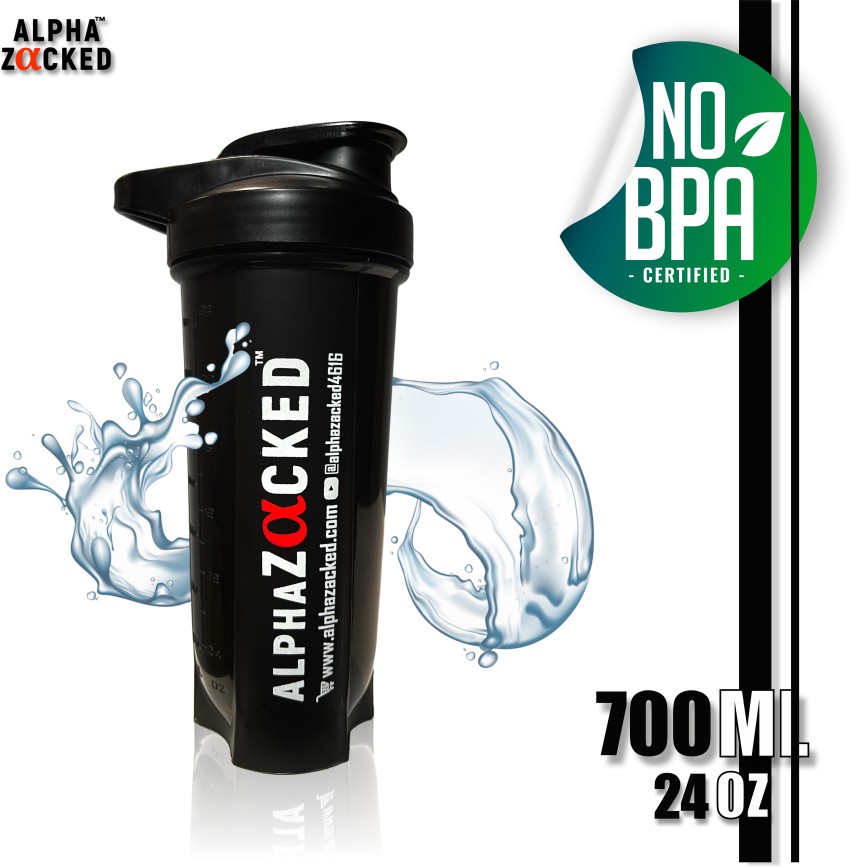 Alpha Foods Protein Shaker Bottle 700 ml - Made from Renewable
