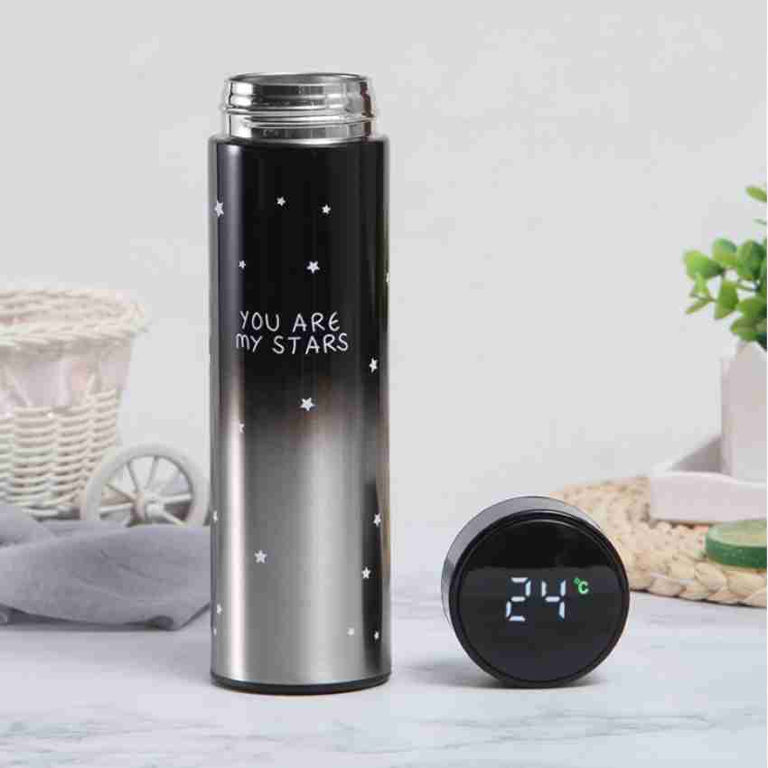 Temperature Display Star Thermos 500ml Insulated Warter Bottle Double