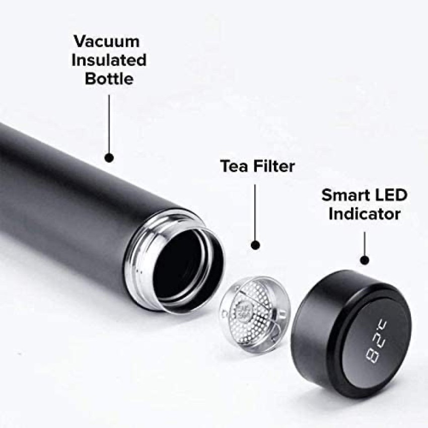 Smart Thermos Water Bottle Led Digital Temperature - 1pc 500ml