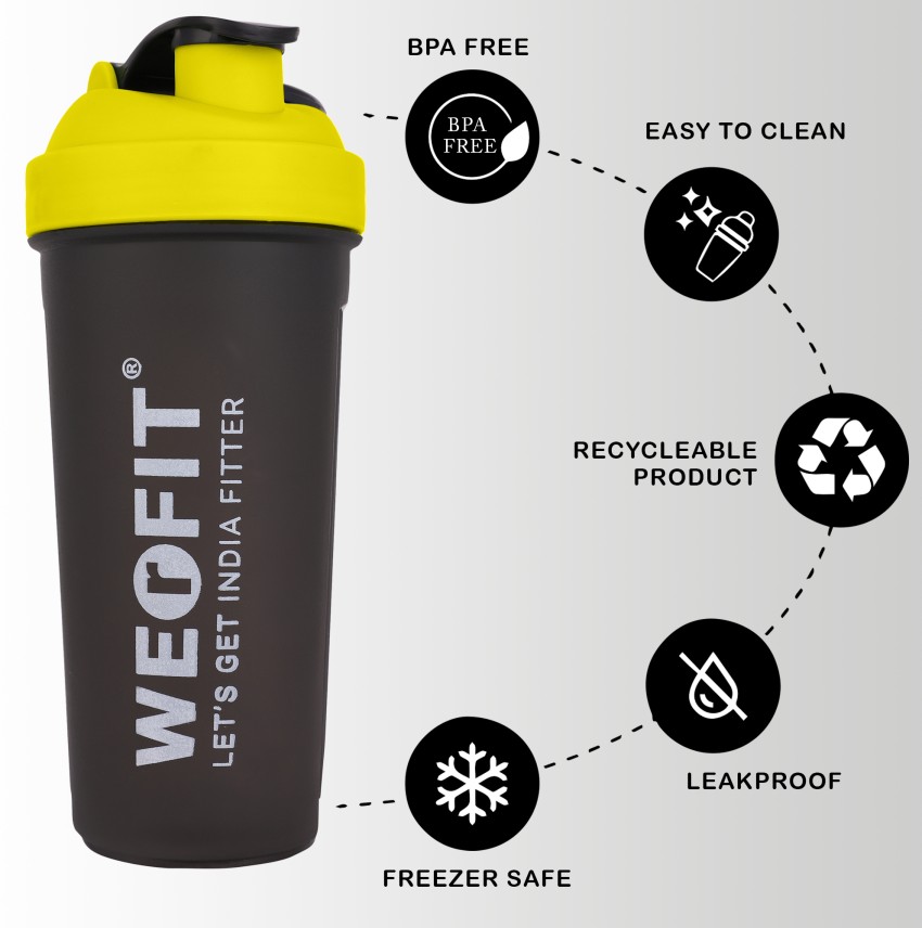 WERFIT Gym Shaker Bottle - Protein Shake Shaker with 2 Storage