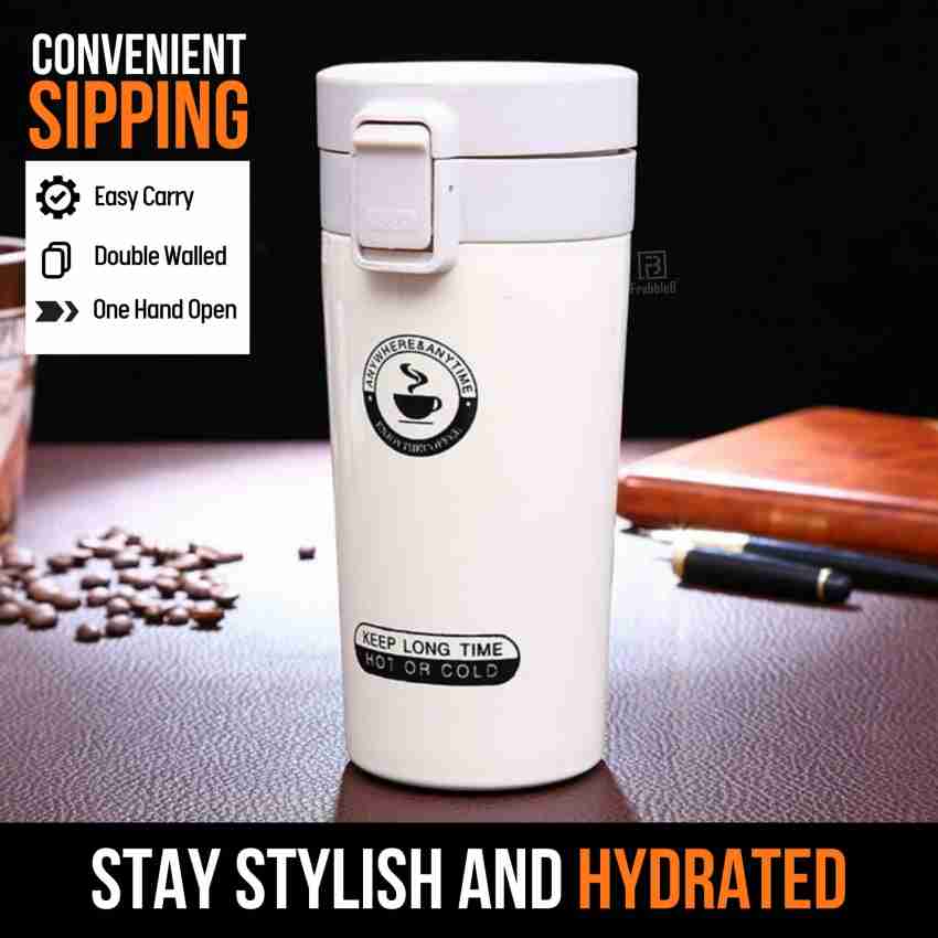 Buy Dravizon Stainless Steel Vacuum Insulated Coffee Mug 510ML Insulated  Coffee Cups Double Walled Travel Mug, Car Coffee Mug with Leak Proof Lid  Reusable Thermal Cup for Hot Cold Drinks Coffee, Tea