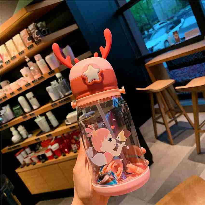 CHILD CHIC Cartoon Design 2 in 1 Sipper Water Bottle for school