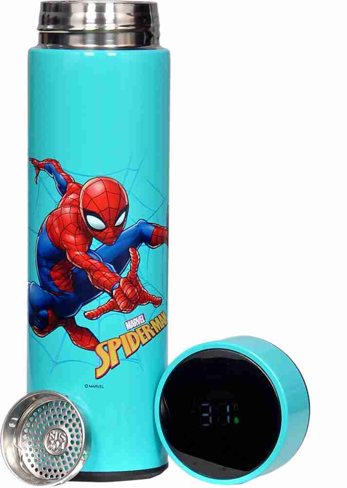 spiderman print temperature bottle