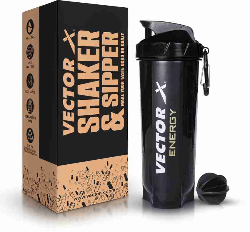 Slovic Shakers for Protein Shake, Plastic Free Gym Bottles