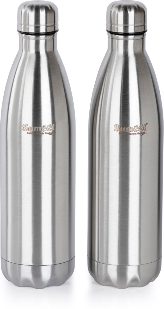 Sumeet Stainless Steel Double Walled Flask / Water Bottle, with