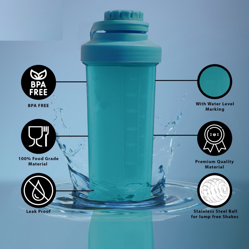 Cool Indian Premium Quality Combo Of 700ml Gym Shaker Bottle With