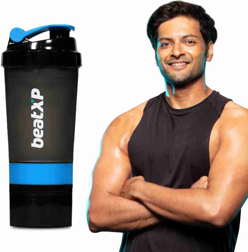 Leak Proof BPA Free Protein Shaker with Storage Compartment and