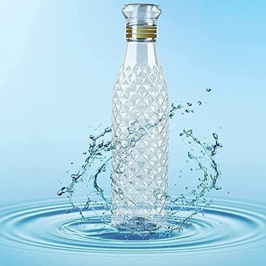 Hichaki Traders Diamond Water Bottle BPA Free Set of 6 Bottles for