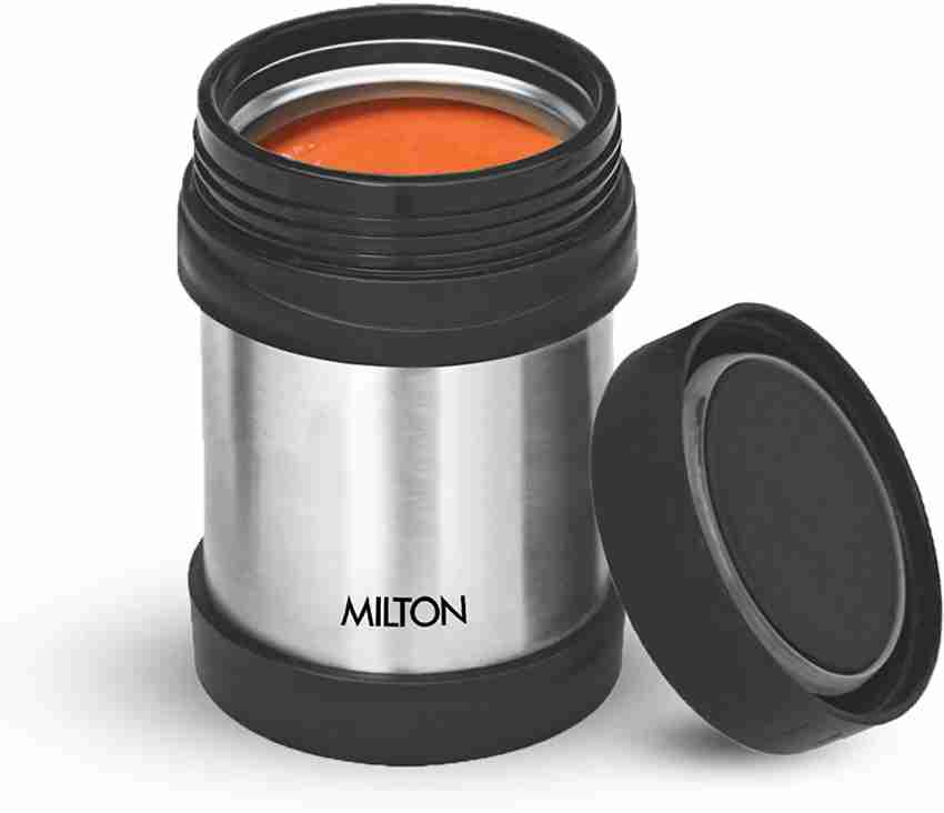 Beautiful Milton Thermosteel Hot and Cold Soup Flask 515 ml Silver