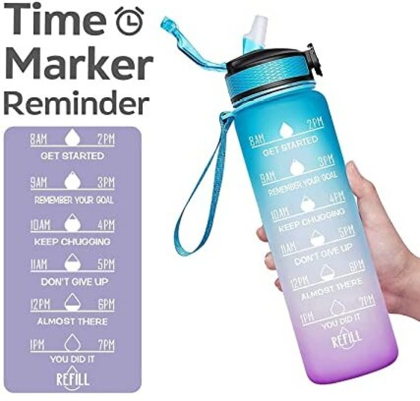 DPWENTERPRISE motivational water bottle 1 L 1000 ml Bottle - Buy  DPWENTERPRISE motivational water bottle 1 L 1000 ml Bottle Online at Best  Prices in India - Sports & Fitness