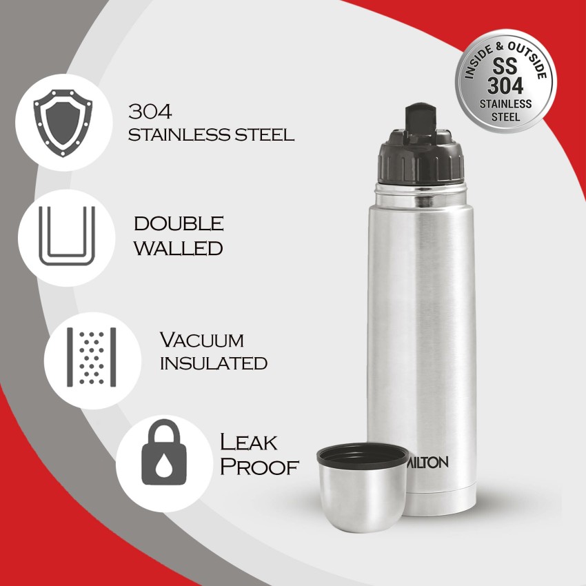 MILTON Thermosteel Flip lid 1000 ml Flask - Buy MILTON Thermosteel Flip lid  1000 ml Flask Online at Best Prices in India - Sports & Fitness