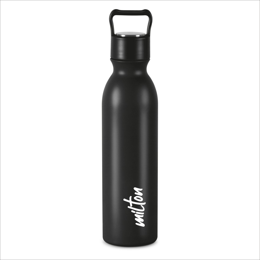  Milton Aura 1000 Thermosteel Bottle, 1.05 Litre, Black