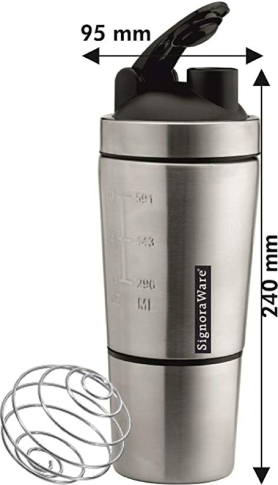 Grey Metal Shaker 800ml