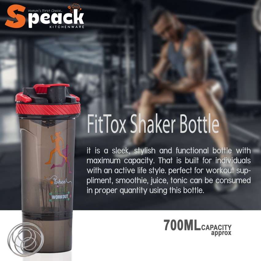 Gym & Tonic Plastic Shaker Bottle | Holds Ounces