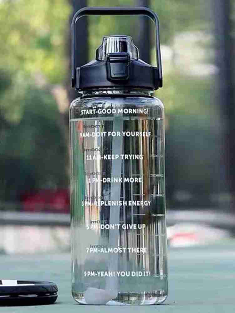 2 Liters Water Bottle Motivational Drinking Bottle Sports Water