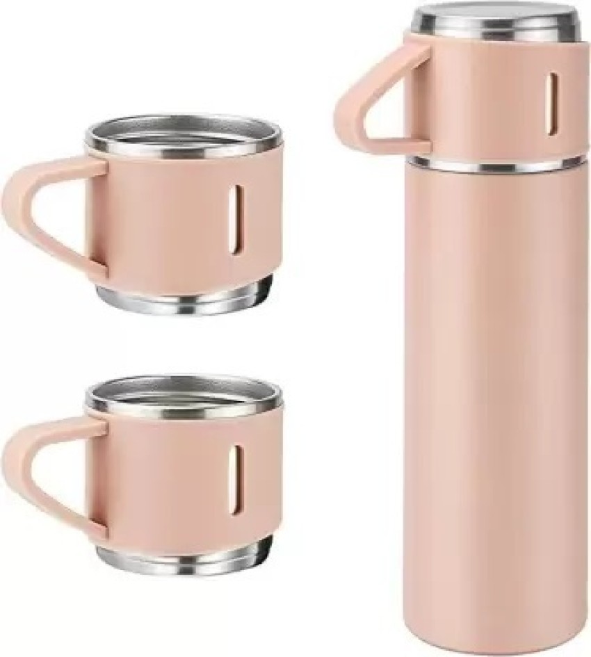 RITIVAR Vacuum Flask set 3 Cup set for Hot & Cold Drink 500 ml