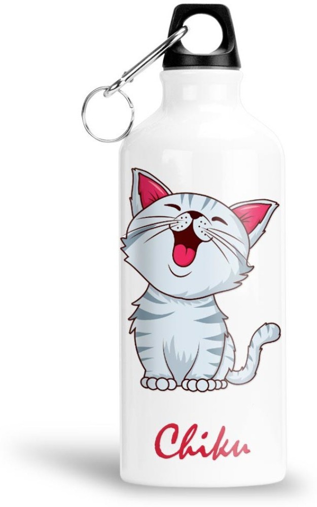 Cute cat water outlet bottle