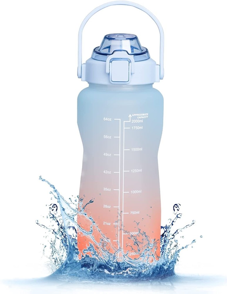 BIYALI GYM Spirit Motivational Water Bottle Leakproof with Time Marker  Large Capacity 2000 ml Bottle - Buy BIYALI GYM Spirit Motivational Water  Bottle Leakproof with Time Marker Large Capacity 2000 ml Bottle