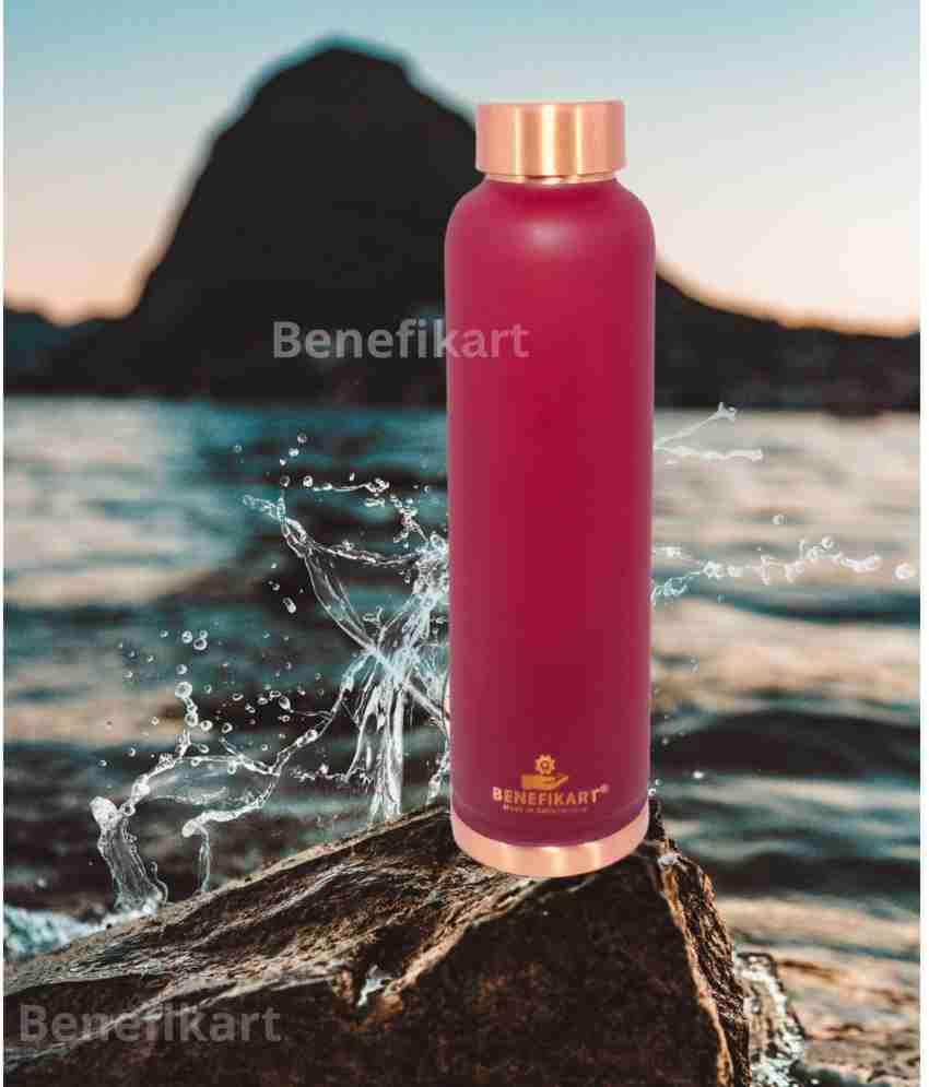 Copper Water Bottle | Amazing Health benefits | Ayurveda | Handmade 20 oz / 600 ml / Hammered